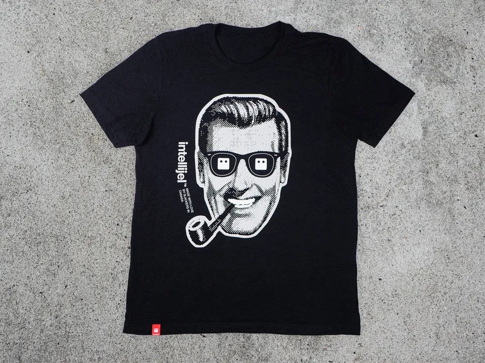 Intellijel Accessories Intellibob T-Shirt Black Heather Baumwolle