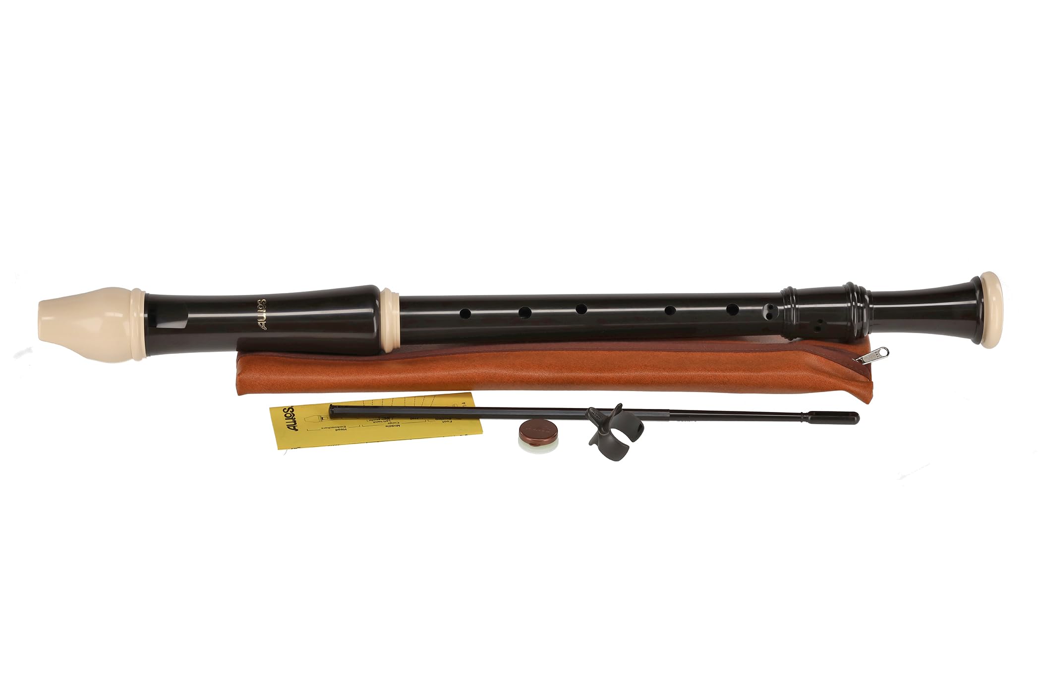Aulos Symphony 511B C-Tenor Blockflöte barock mit Tasche