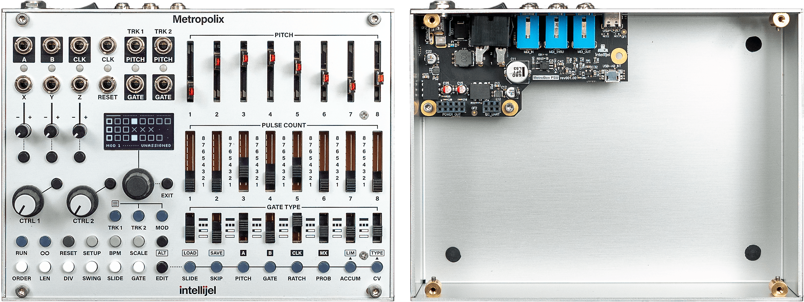 Intellijel Desktop Metropolix Solo Sequencer CV MIDI Desktop