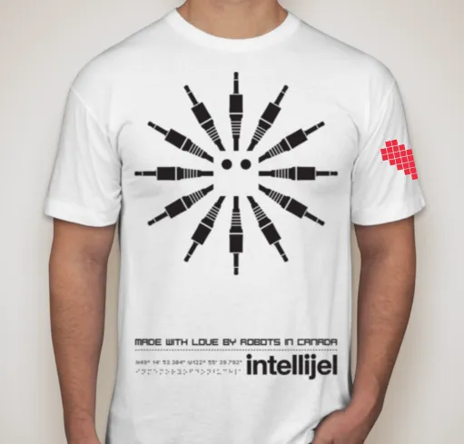 Intellijel Orb T-Shirt Herren Poly-Baumwolle Siebdruck