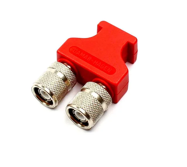 DAMAR+HAGEN BNC 50 Ohm Brückenstecker Push-Pull