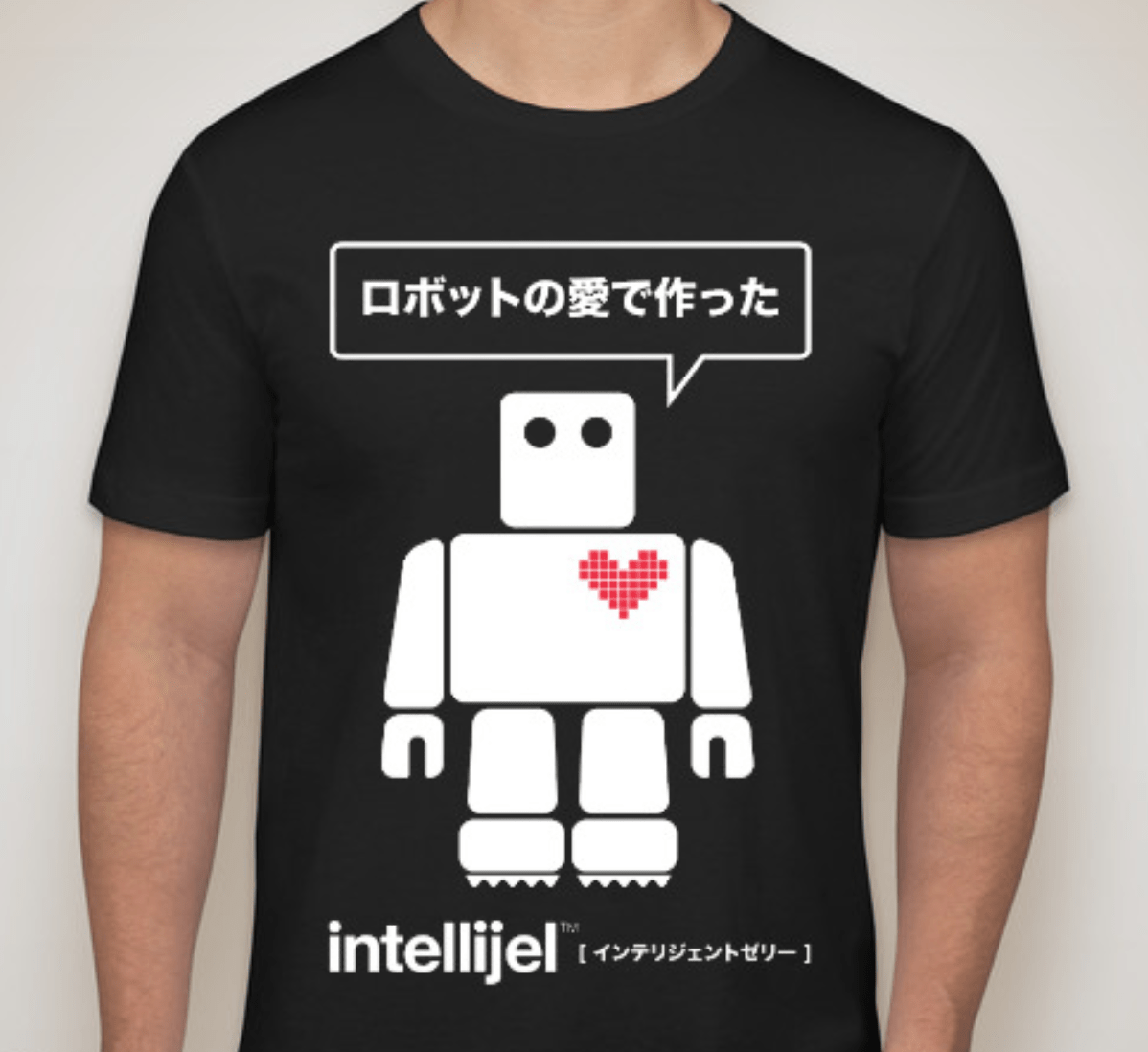 Intellijel Accessories Robot Love T-Shirt Baumwolle Schwarz