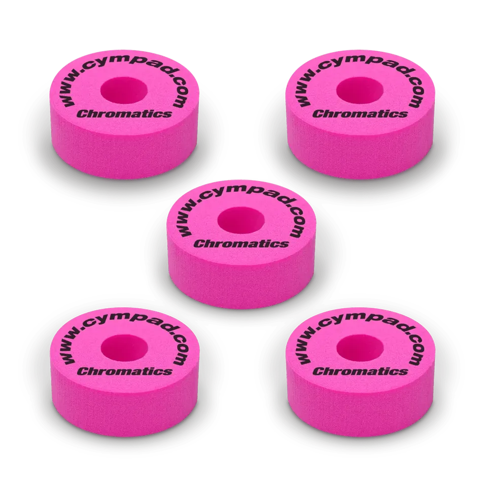 Cympad Chromatics Beckenfilze Pink Set Schaumstoff