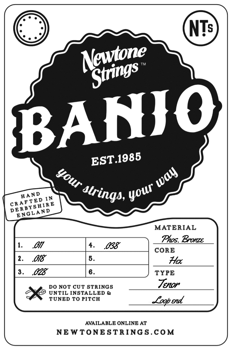Newtone Banjo Strings Tenor Banjo Banjosaiten Satz