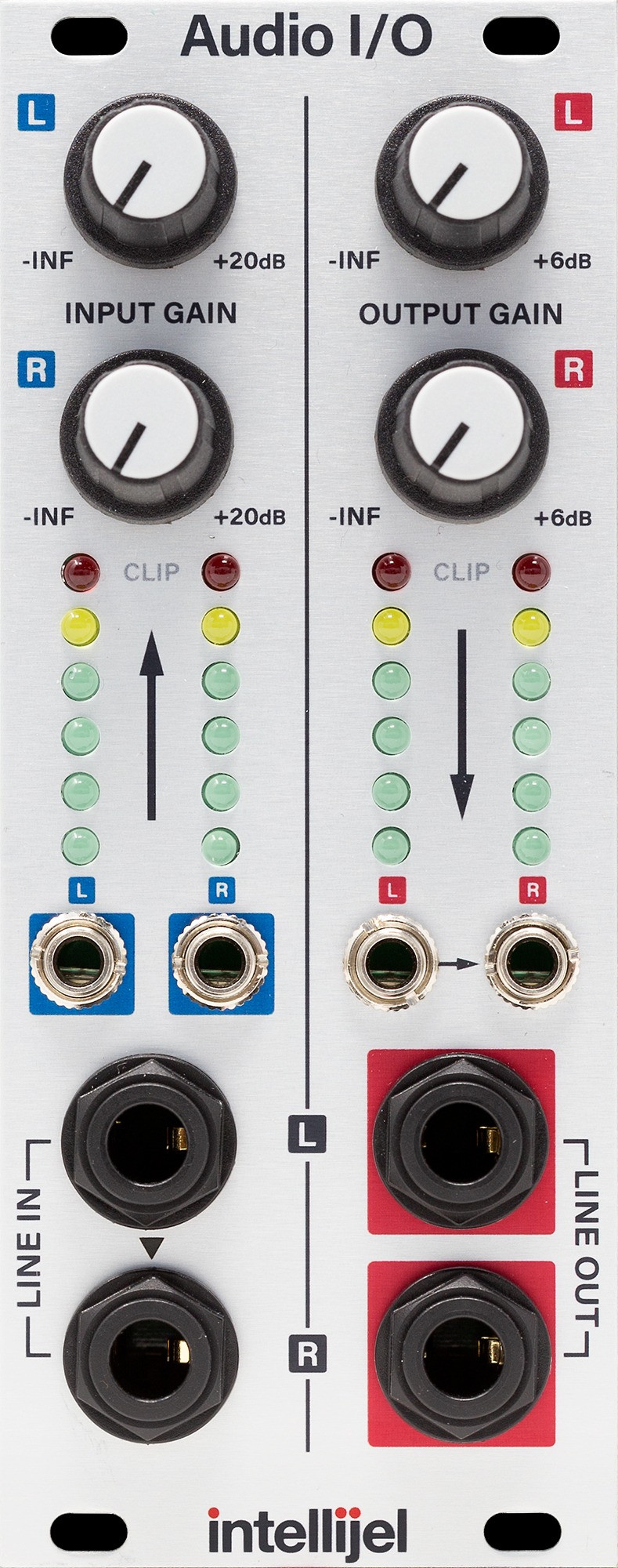 Intellijel Audio I/O Eurorack-Modul Line-Interface TRS