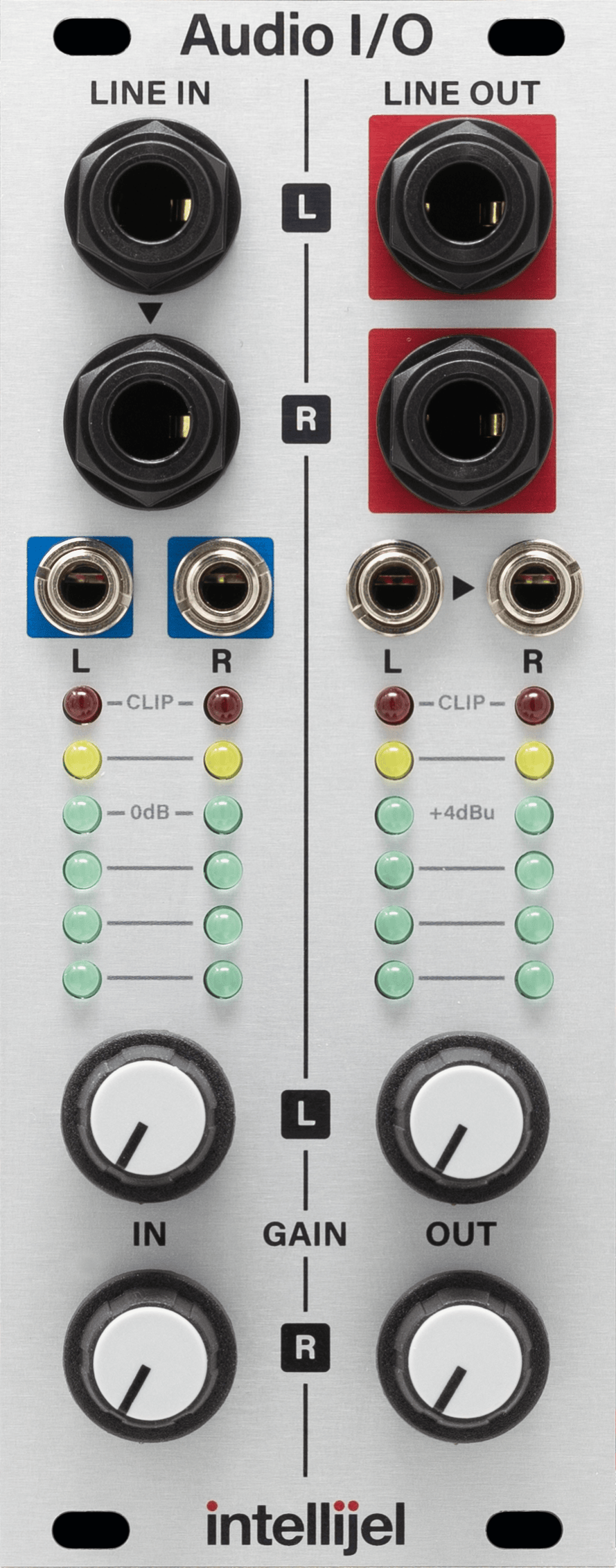 Intellijel Audio I/O 2023 Eurorack Modul Line-Interface