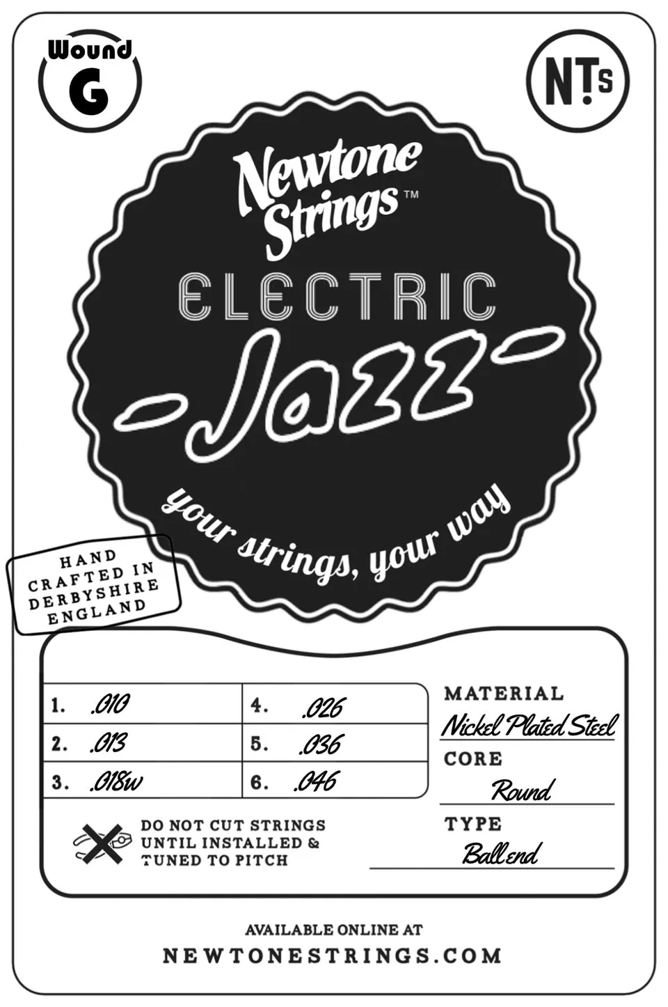 Newtone Electric Jazz E-Gitarrensaiten Jazz Satz