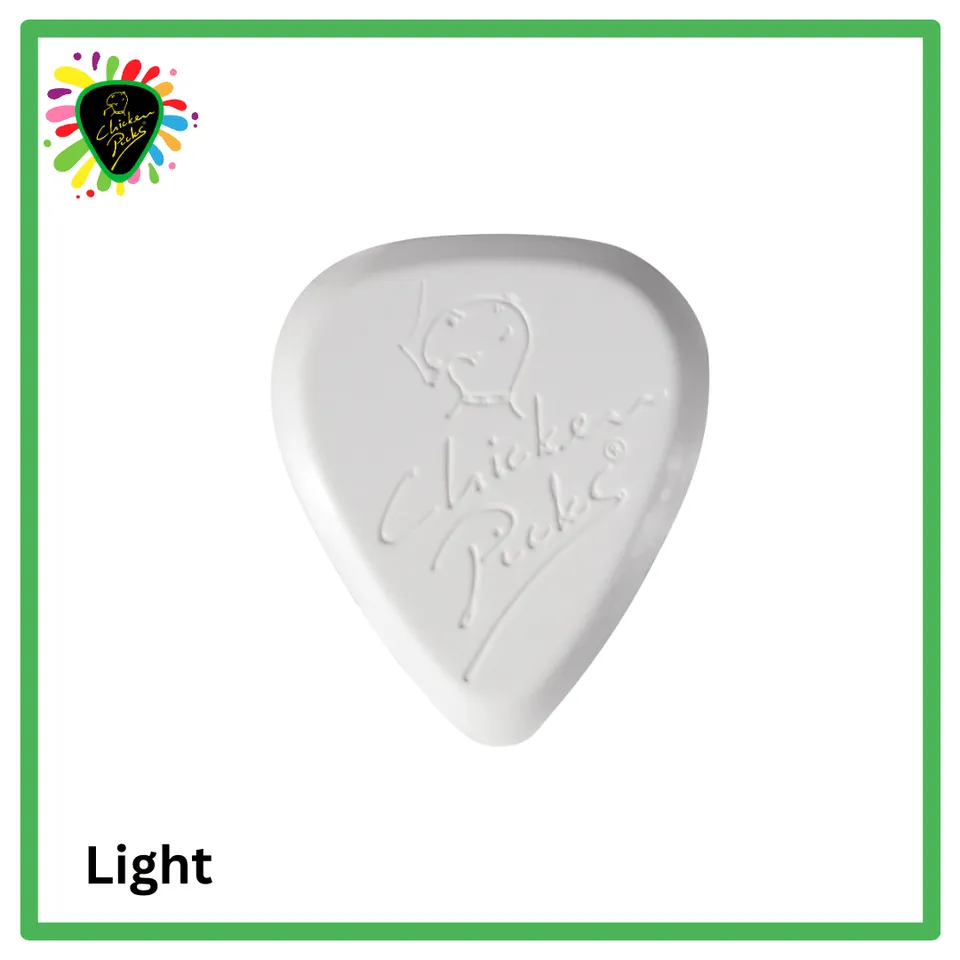 ChickenPicks Model Light 2.2 Plektrum 2,2 mm präziser Anschlag