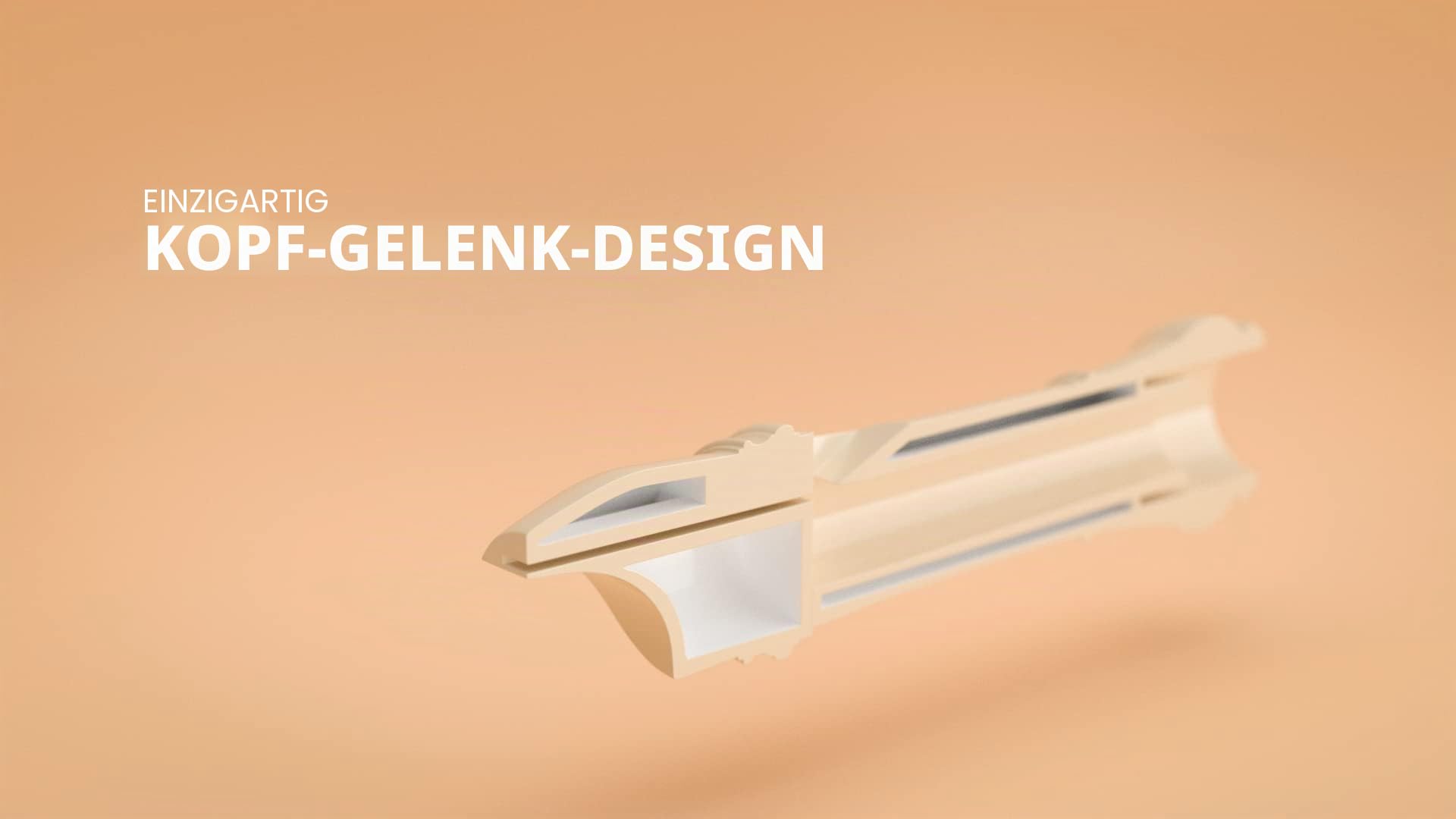 Aulos Elite 202A C-Sopran Blockflöte, deutsche Griffweise, elfenbeinfarbig