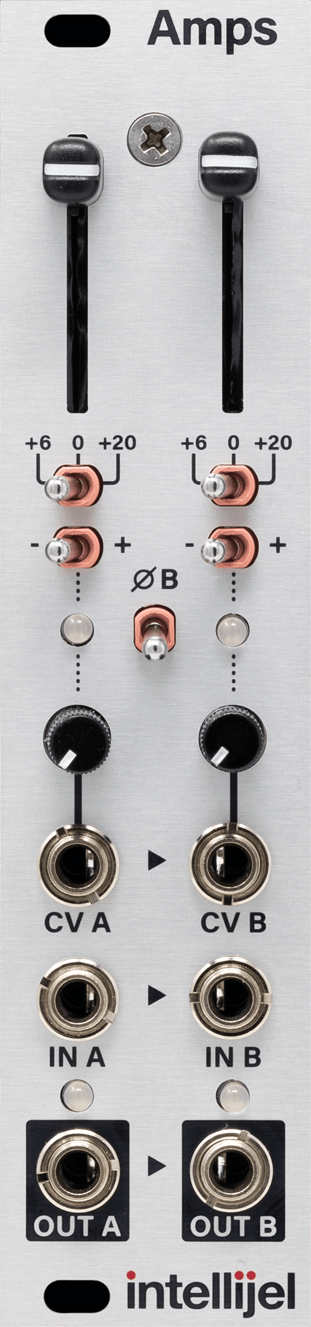 Intellijel Amps Eurorack-Modul Dual-VCA Mixer