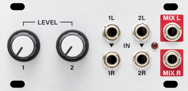 Intellijel Stereo Mixer 1U Audio Mixer Eurorack Modul