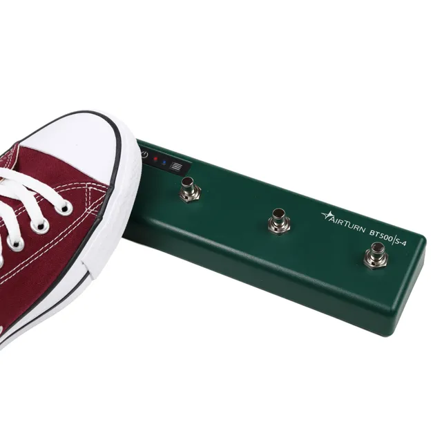 AirTurn BT500S-4 Bluetooth Fußschalter 4-fach Stompbox