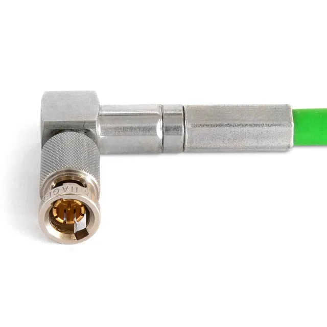 DAMAR+HAGEN BNCmicro Kabelstecker gewinkelt 12G 6GHz