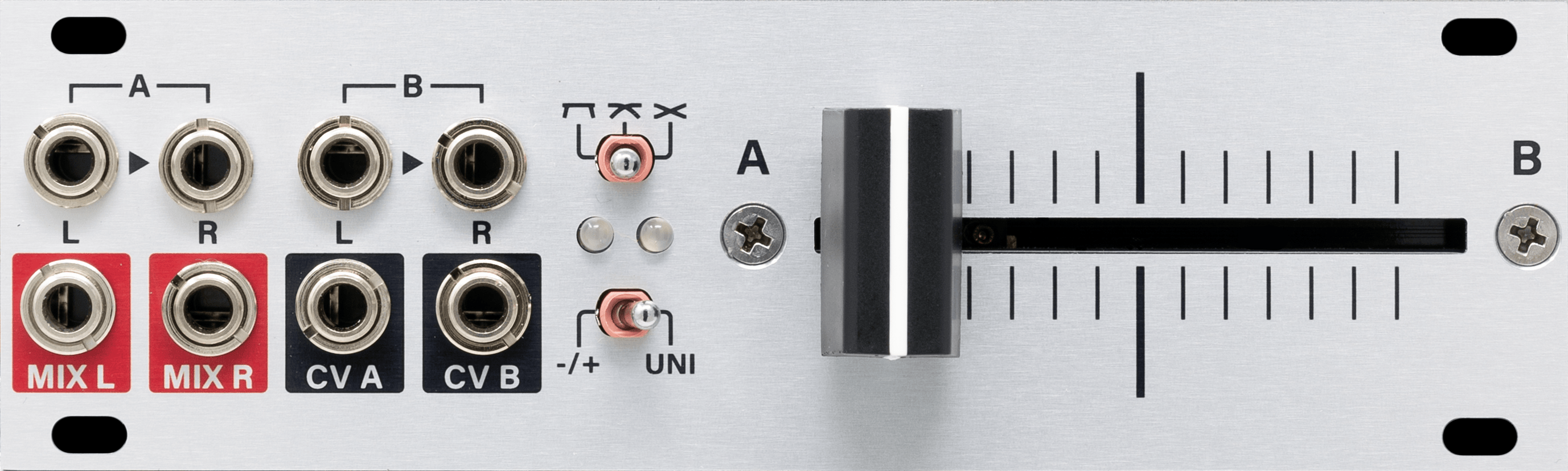 Intellijel Xfade 1U Eurorack-Modul Stereo Crossfader
