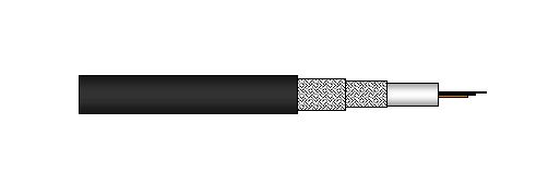 DAMAR+HAGEN Kabel 0.8L/3.7Dz Koaxialkabel Meterware