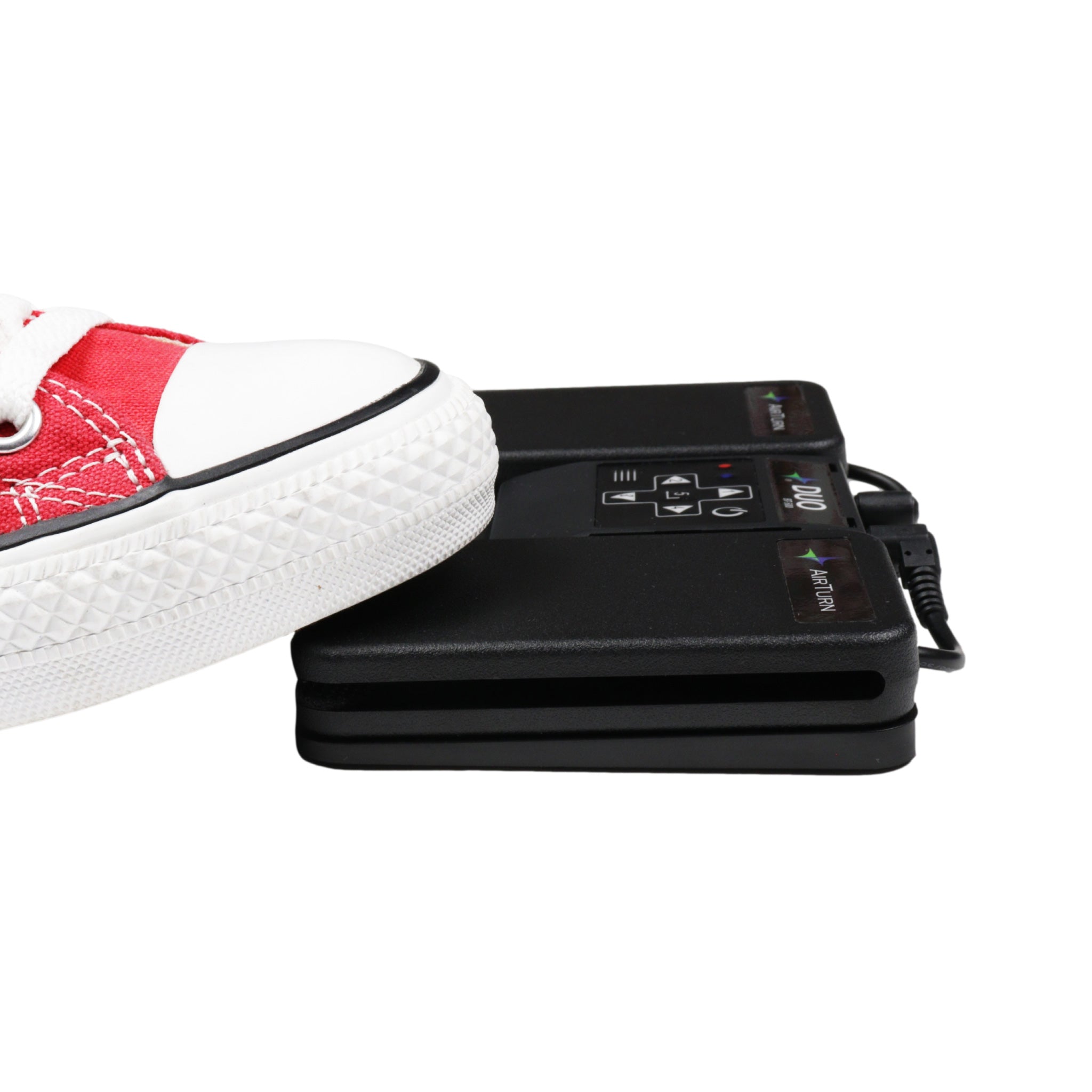 AirTurn DUO 500 Bluetooth Fußswitch, 2 Schalter, wiederaufgearbeiteter B-Stock