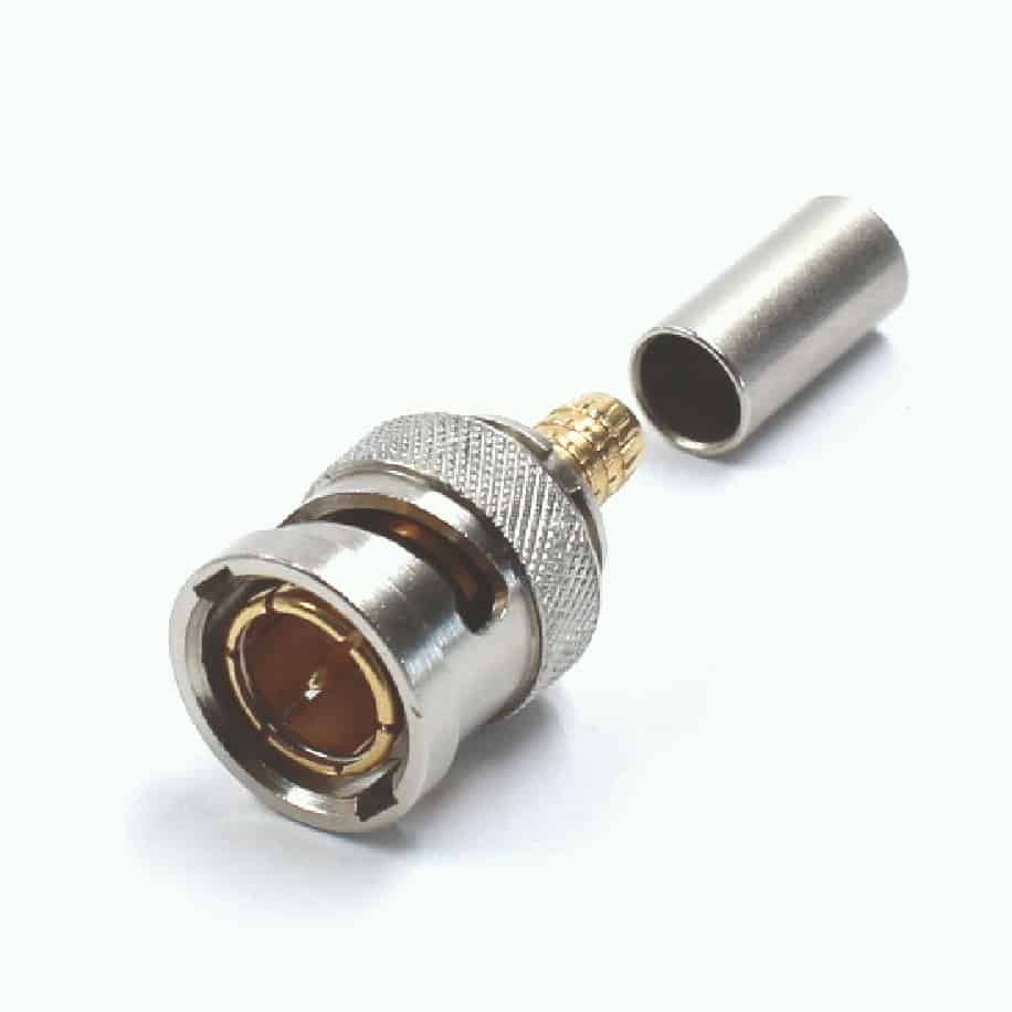 DAMAR+HAGEN BNCslim Kabelstecker 75 Ohm SDI Steckverbinder
