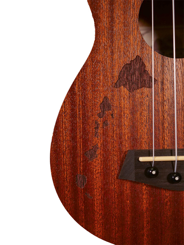 Islander Ola MS-4-ISL Sopran-Ukulele Mahagoni Gravur