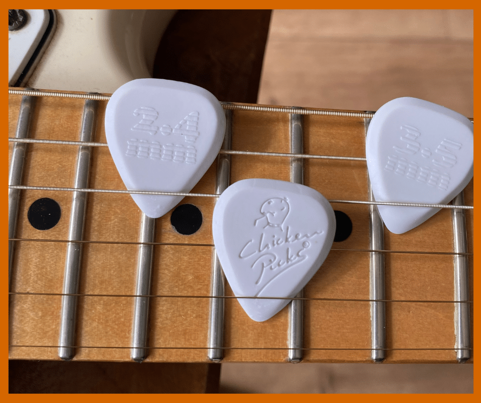 ChickenPicks Shredder Gitarrenplektrum Speed-Pick Thermoset Dick