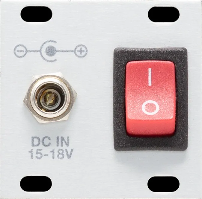 Intellijel Power Entry 1U Eurorack Modul 2,1mm DC-Buchse