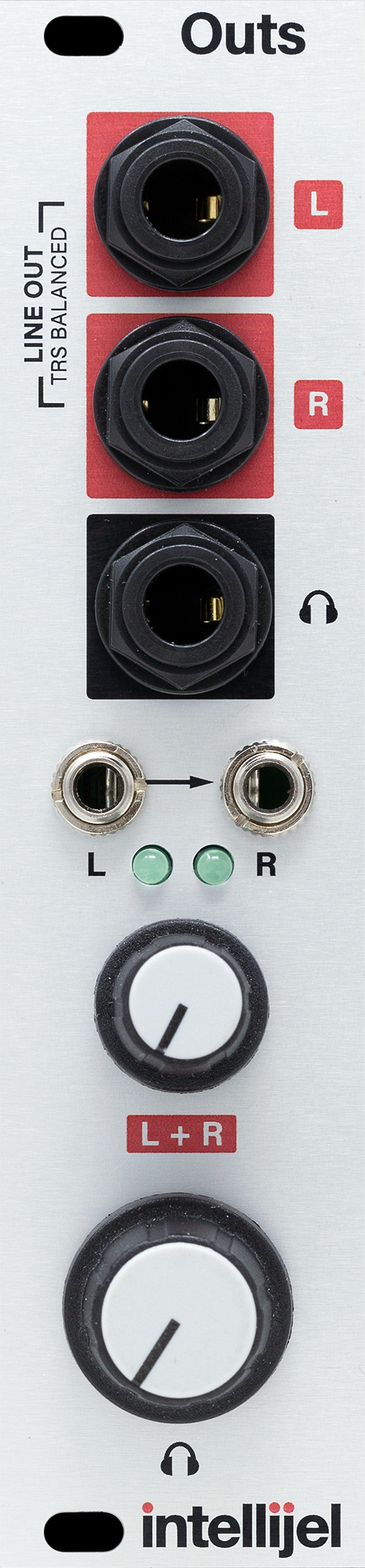 Intellijel Outs Stereo Output Eurorack Modul Line Kopfhörer