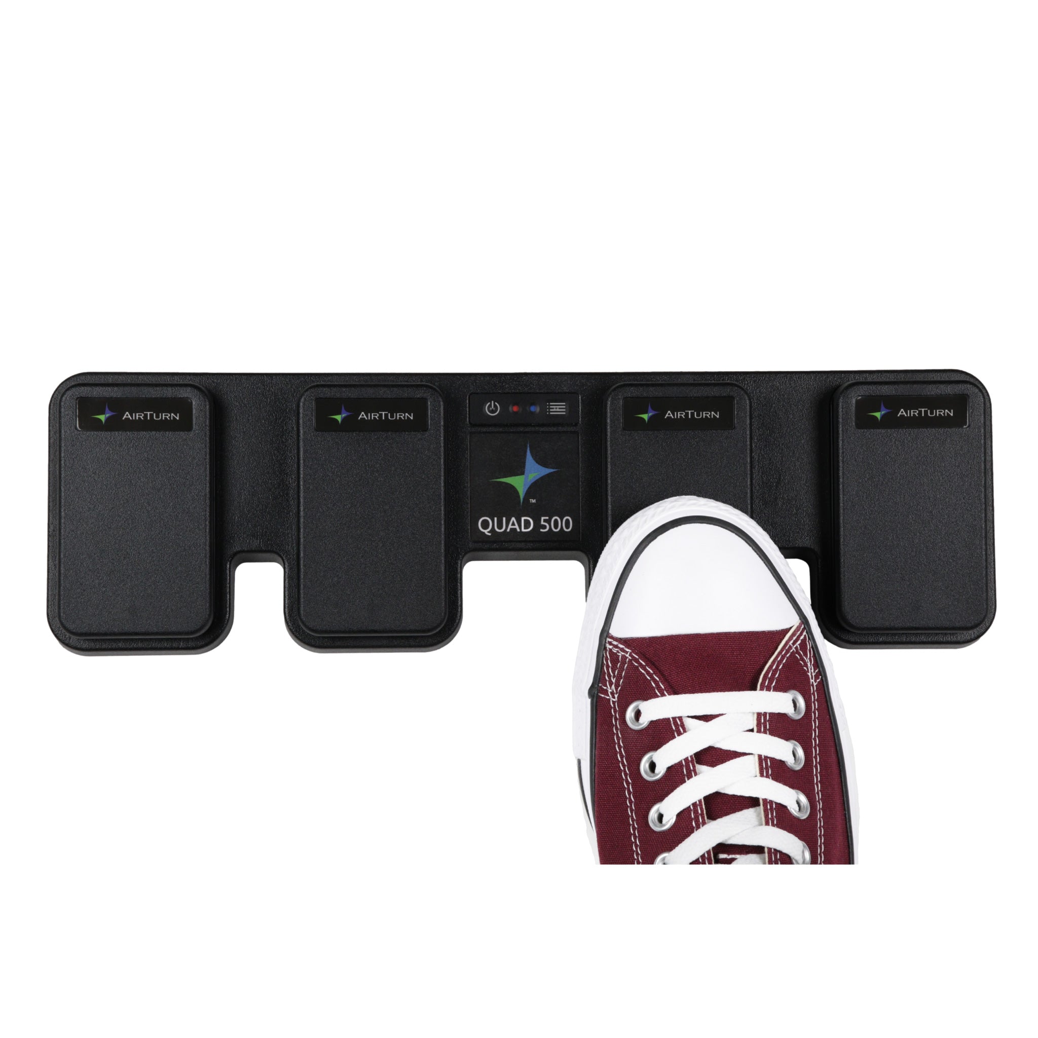 AirTurn QUAD 500 Bluetooth Pedal 4-fach lautlos programmierbar