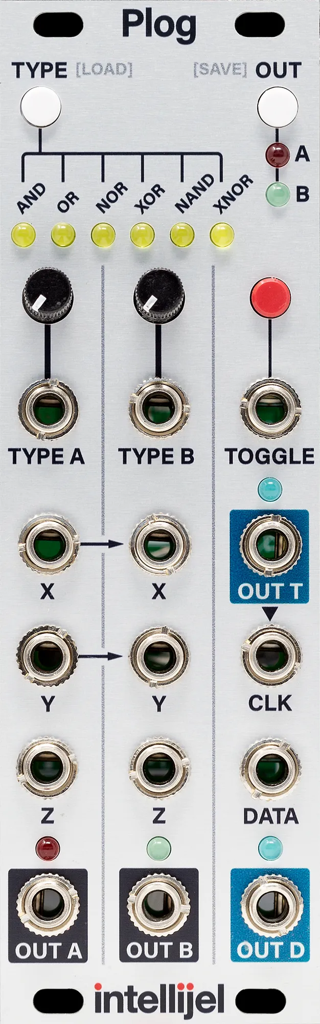 Intellijel Plog Eurorack-Modul Logic Flipflop Rhythmus-Tool