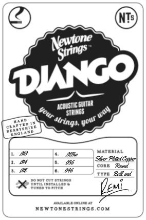 Newtone Django Series Acoustic Gitarrensaiten Satz