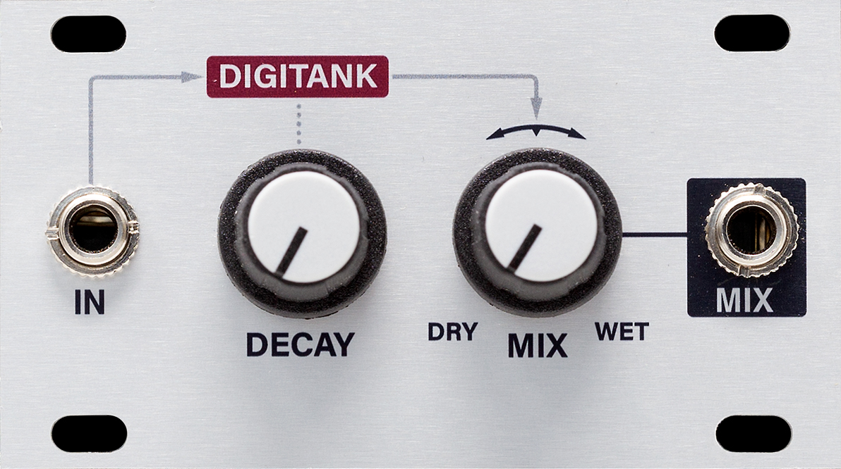 Intellijel Digiverb 1U Eurorack Modul Reverb Effekt