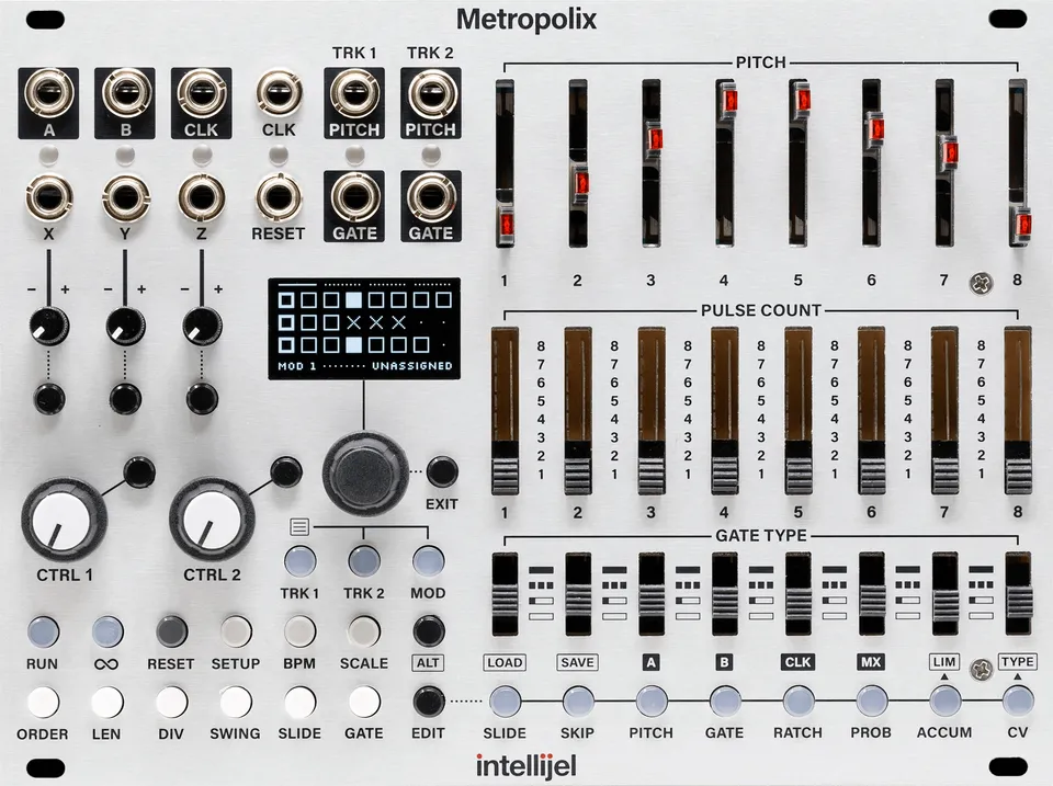 Intellijel Metropolix Eurorack-Modul Sequencer USB-MIDI