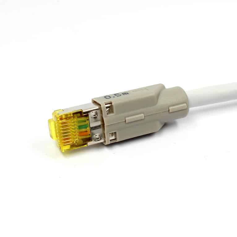 DAMAR+HAGEN RJ-45 Patchkabel Cat 6A grau