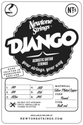 Newtone Django Series Acoustic Gitarrensaiten Satz