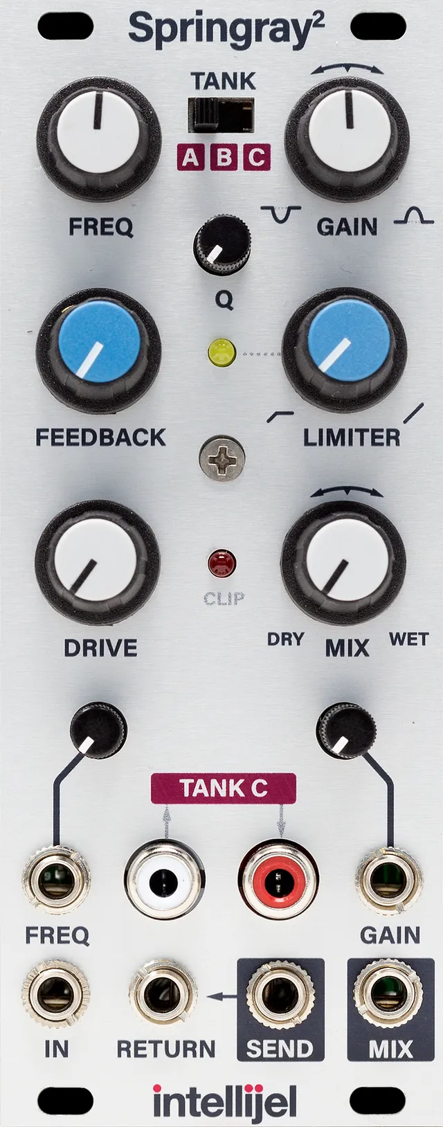 Intellijel Eurorack Modules Springray² Modul Federhall-Reverb
