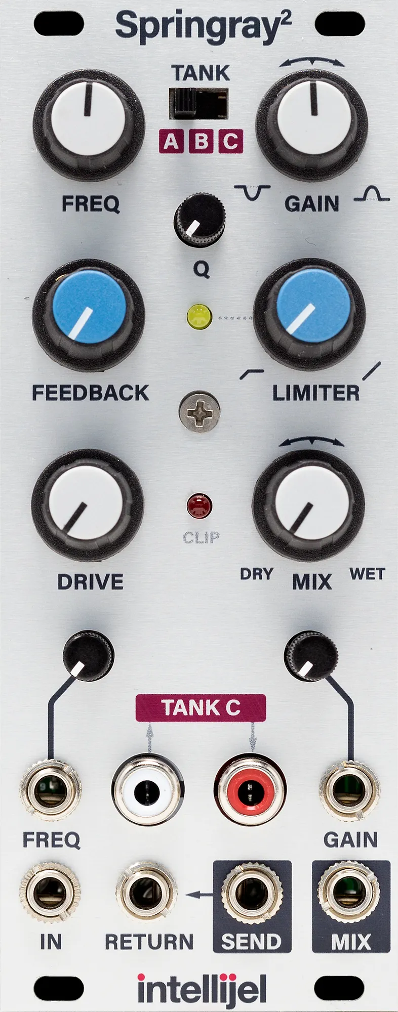 Intellijel Eurorack Modules Springray² Modul Federhall-Reverb