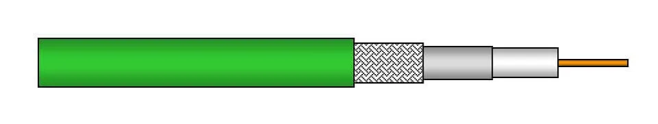 DAMAR+HAGEN Kabel 1.6/7.3 AF FRNC Koaxialkabel Meterware