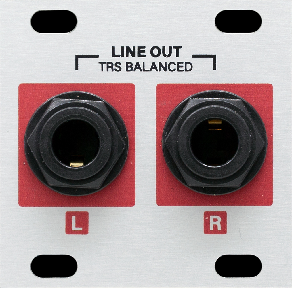 Intellijel Stereo Line Out Jacks 1U Ausgangsmodul