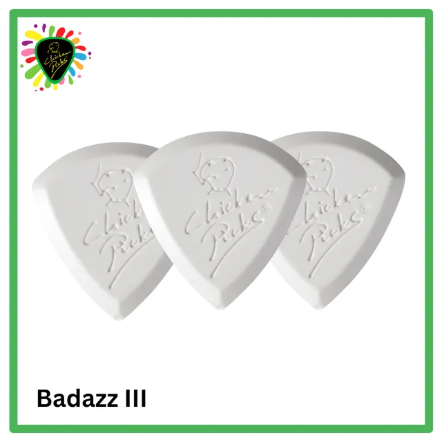 ChickenPicks Badazz III Combi Set Plektrum 3er 2,0+2,5+3,2 mm