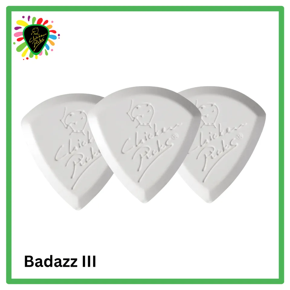 ChickenPicks Badazz III Combi Set Plektrum 3er 2,0+2,5+3,2 mm