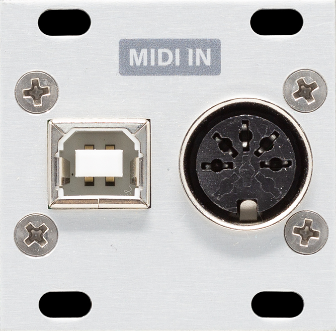 Intellijel Eurorack Modules µMIDI Jacks 1U Modul MIDI-/USB-Anschluss