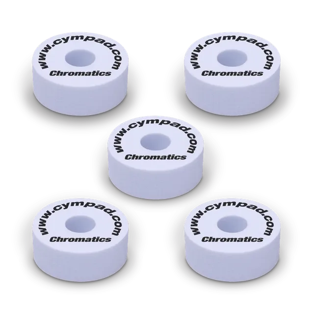 Cympad Chromatics Beckenfilze Weiß Set Memory-Schaum
