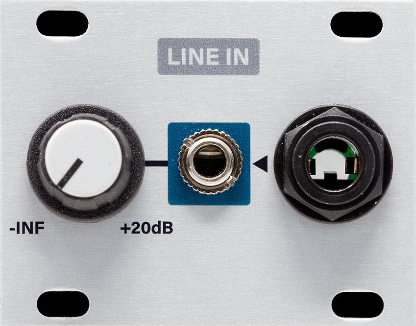 Intellijel Line In 1U Eurorack Modul TRS Eingang