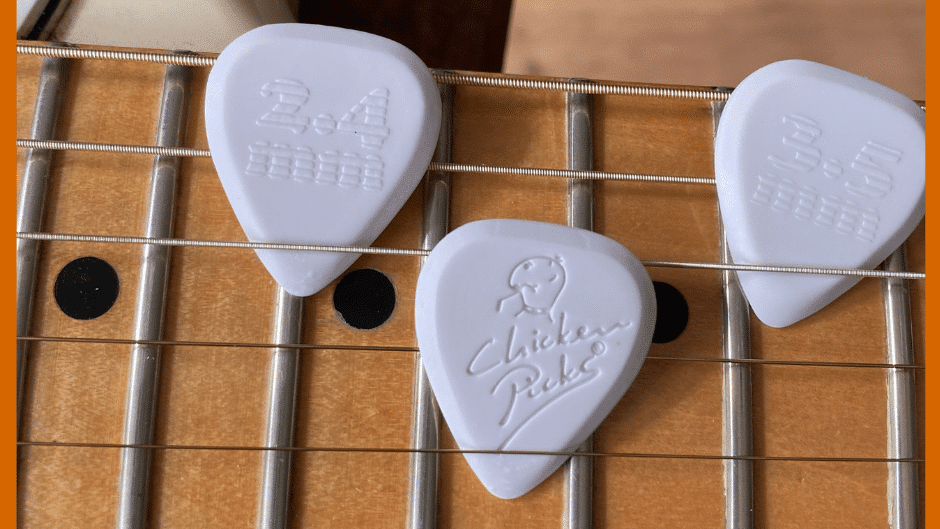 ChickenPicks Shredder Gitarrenplektrum Speed-Pick Thermoset Dick