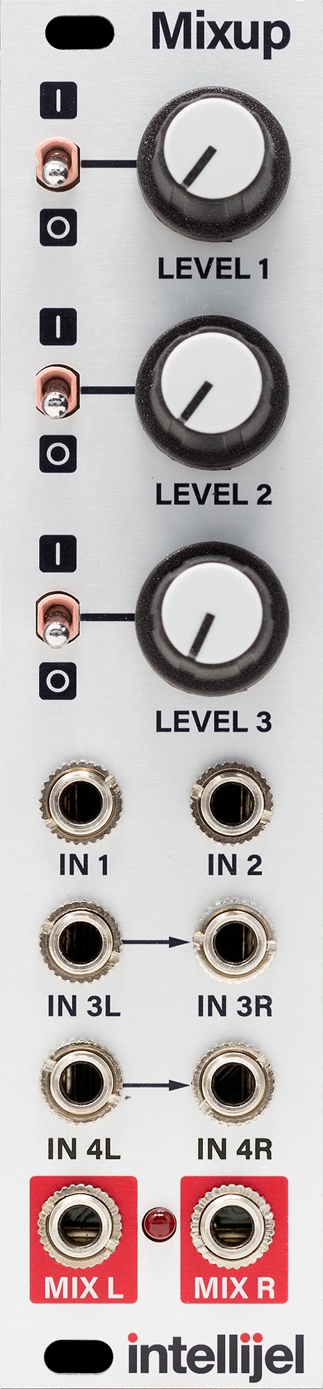 Intellijel Eurorack Modules Mixup Modul 8-Kanal Stereo-Mixer