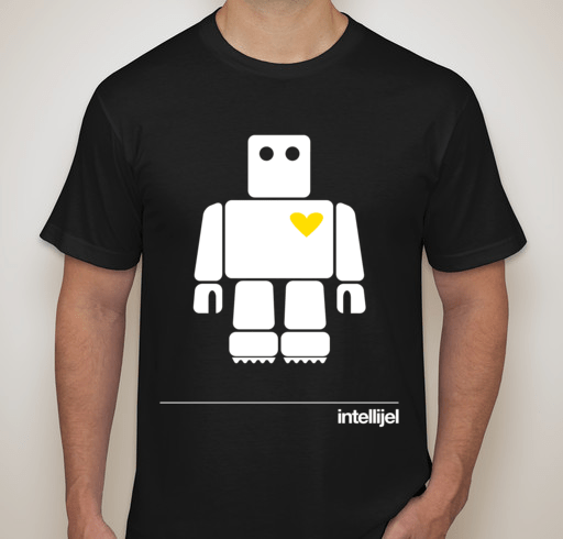 Intellijel Accessories Robot Logo T-Shirt Baumwolle S-2XL