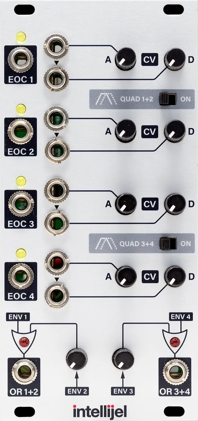 Intellijel Quadra Expander Eurorack Hüllkurven-Modul
