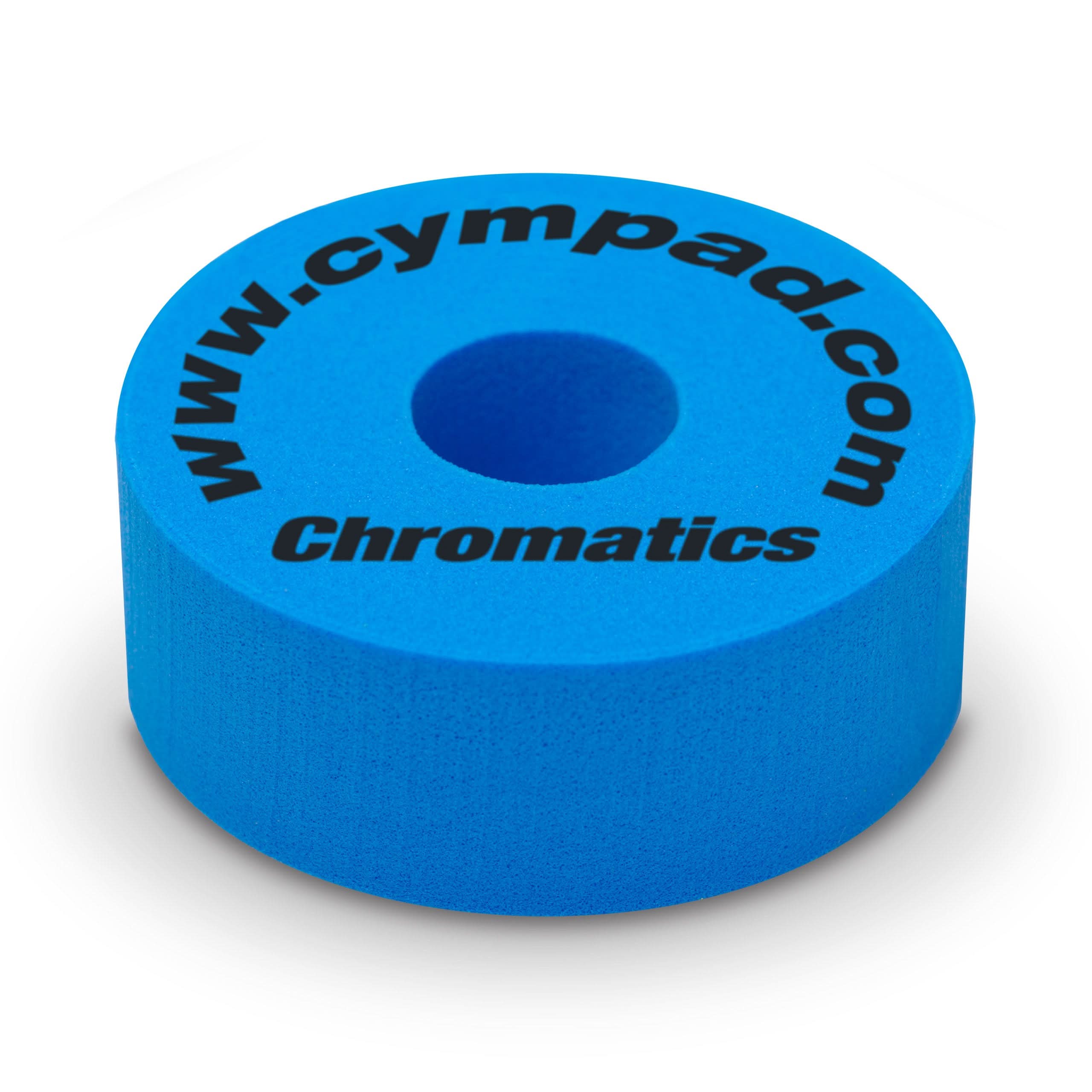 Cympad Chromatics Beckenfilze Blau Set Schaumstoff
