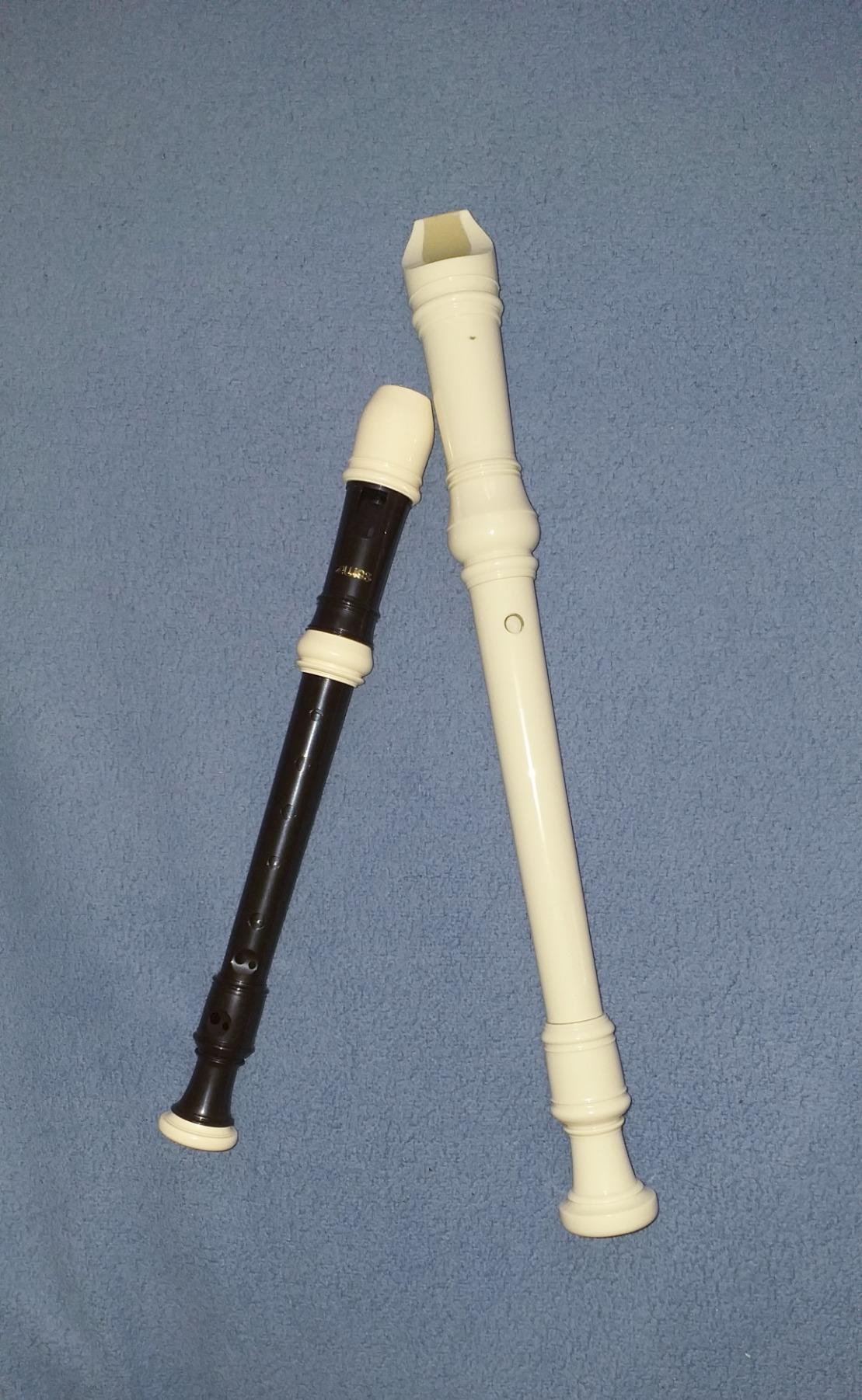 Aulos Symphony 507B F-Sopranino Blockflöte, barocke Griffweise, braun