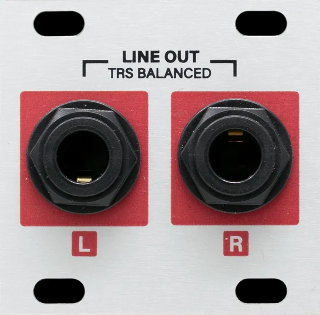 Intellijel Stereo Line Out Jacks 1U Ausgangsmodul