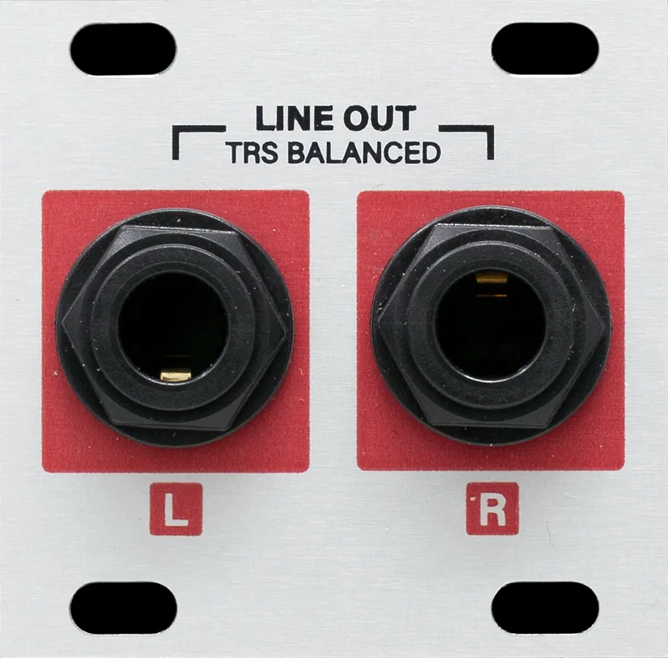 Intellijel Stereo Line Out Jacks 1U Ausgangsmodul