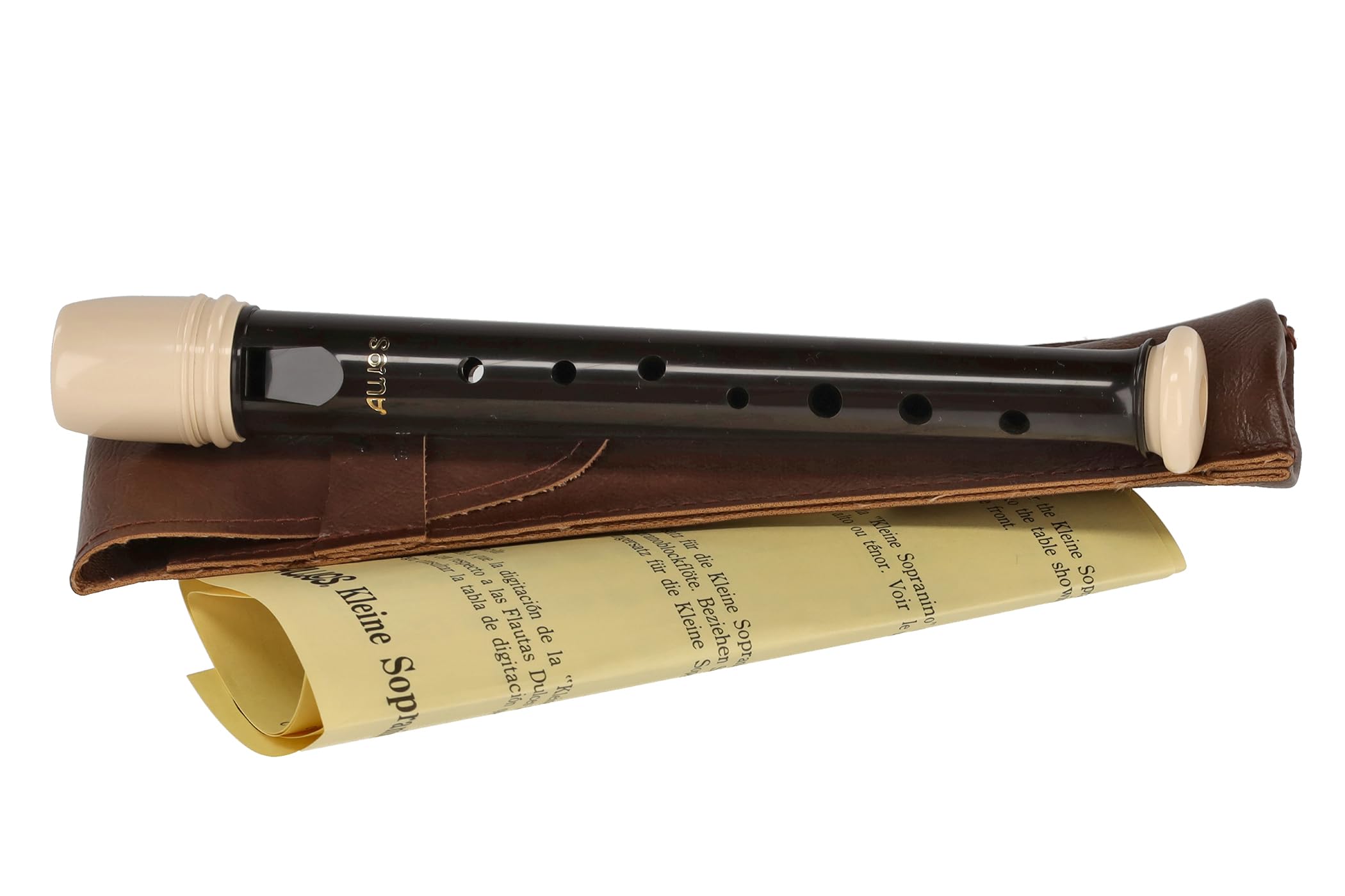 Aulos Pipit C-21 C-Fife Querflöte Kunstharz mit Tasche